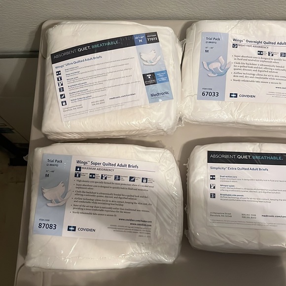 12 size medium brand new sealed 2 in each pack you get all 12 - Picture 2 of 3